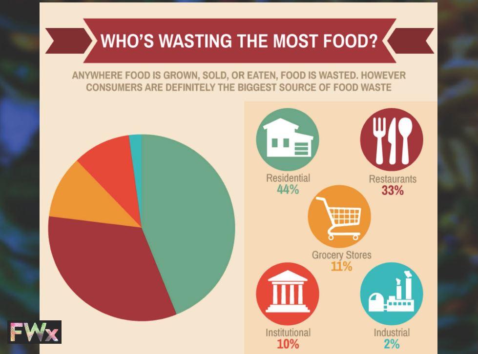 who is wasting the most food